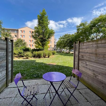 Acajou, Studio Avec Terrasse Et Parking Prive Caen Exteriér fotografie